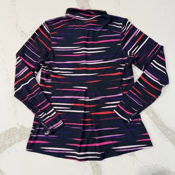 Columbia Omni Wick Half Zip Athletic Pullover Top Women's Size Medium Black/Pink - Picture 5 of 7